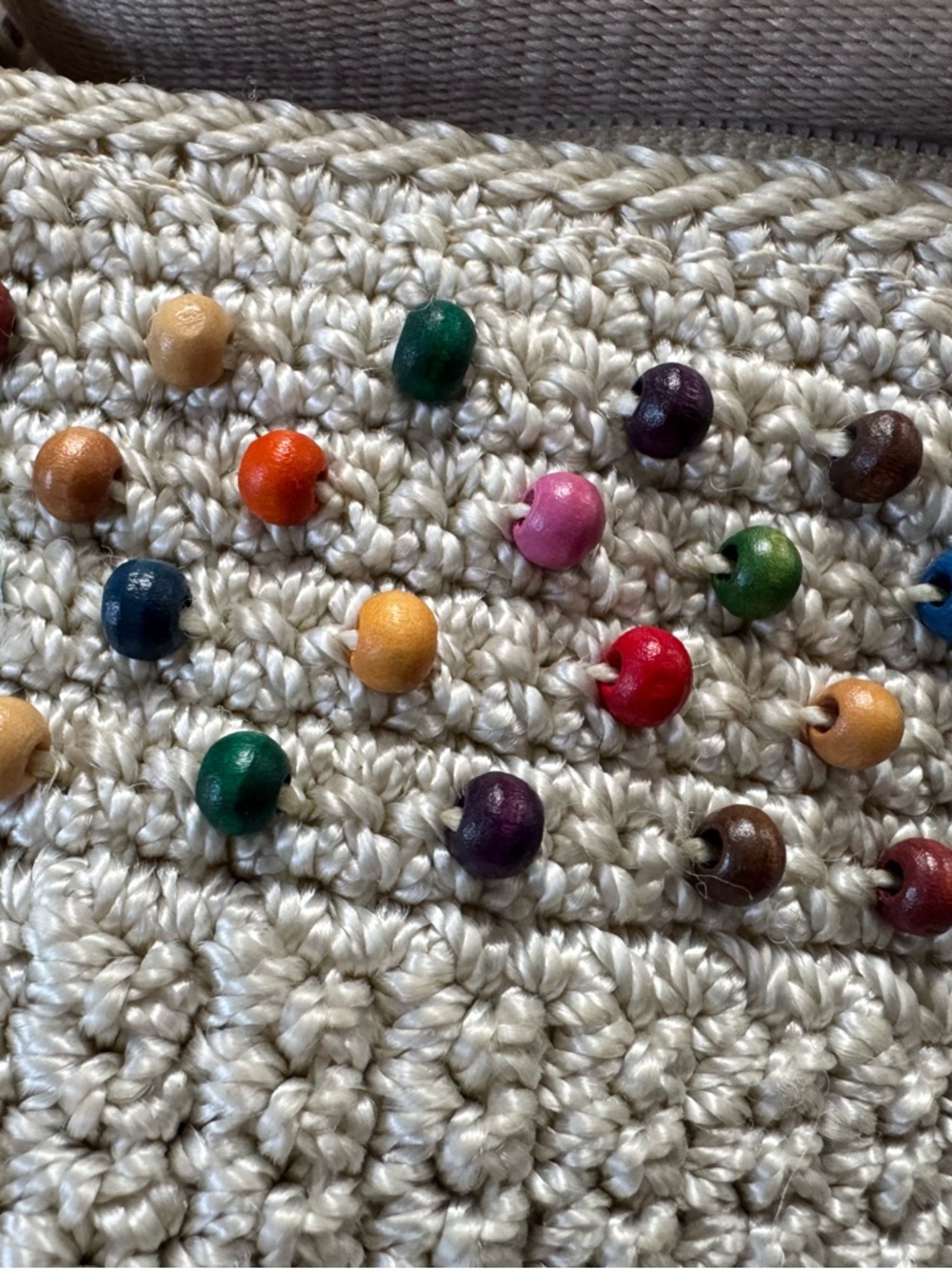 THE SAK Crocheted Crescent Crossbody with Bead Trim - Picture 12 of 12